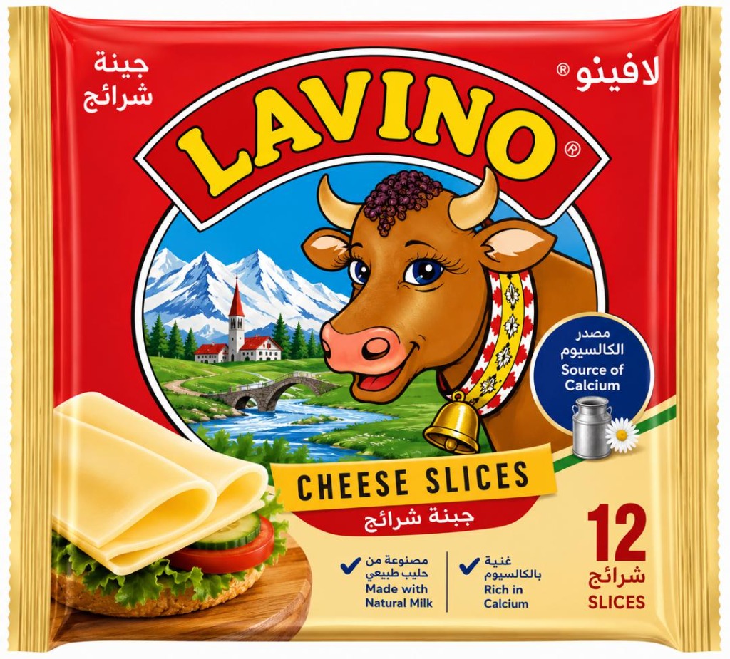 شرائح جبنة لافينو